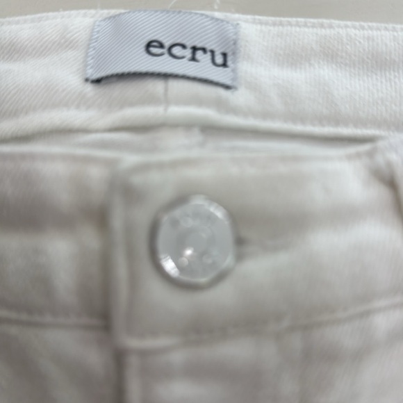 ECRU The Robertson Split Front Jean White size 25 - Picture 4 of 9